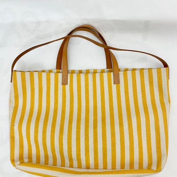 Vivienne Westwood Red Label yellow stripe tote bag - Picture 4 of 6